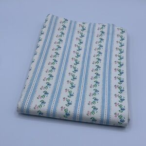 Vintage Blue Pink White Floral Pillowcase